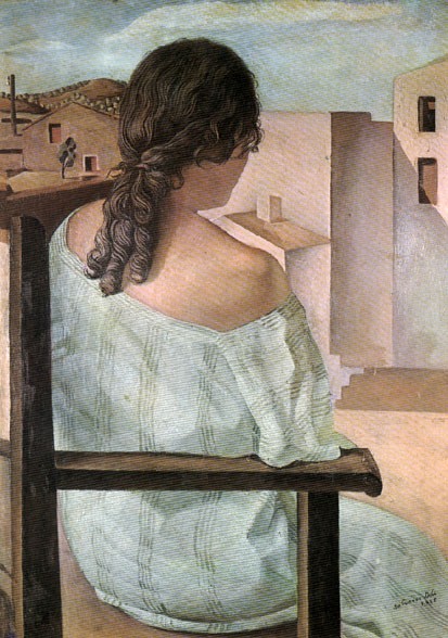 Salvador Dali Girl from the Back